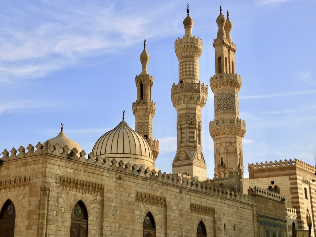 Minarets of a historic Cairo mosque